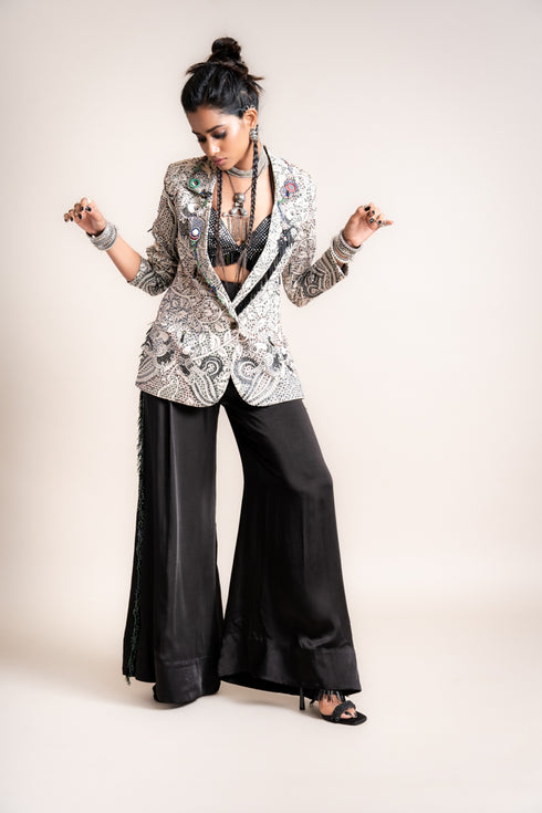 Blazer With Pants Set